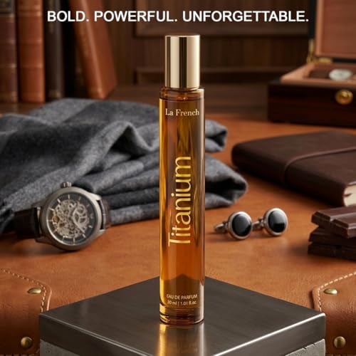 Image of La French Titanium Perfume for Men 30ml | Long Lasting Premium Fragrance | Daily Wear & Party Perfume for Men | Travel Friendly