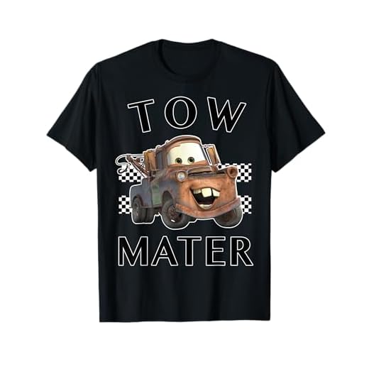 Disney Pixar Cars Tow Mater Finish Graphic T-Shirt T-Shirt
