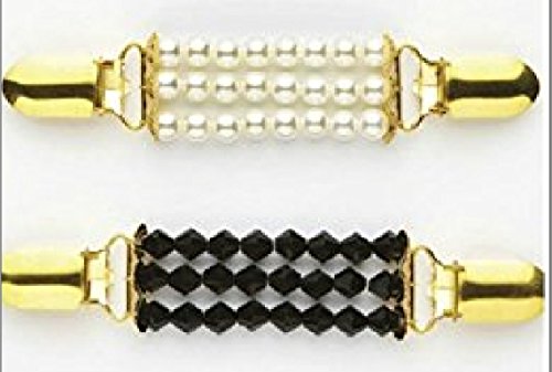 K Life - Fibbie per cinture - donna Pearl & Black