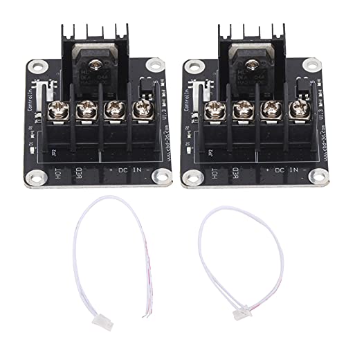 Glomora 2Pcs Heat Bed Power Module,High Power Hot Heating Accessory Replacement for 3D Printer