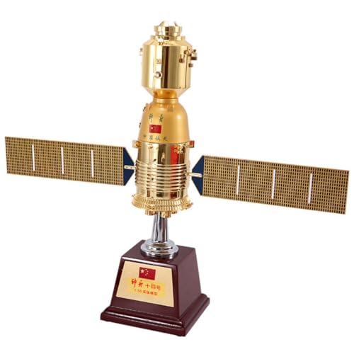 Alloy China Shenzhou 14 Spacecraft Diecast Model 1:50 Aviation Satellite Model Simulation Science Exhibition Model