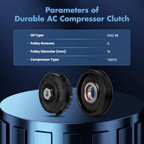 Image of ECCPP AC Compressor Clutch Kit Fit for Toyota Camry 2.5L 2012-2017