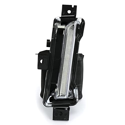 HECASA Fog Lamps Compatible with 2016-2020 Chevy Camaro ZL1 Clear Lens+Black Housing DRL Daytime Running Light Replacement for GM2563109 No Turn Signal Function (Right)