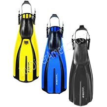 Mares Unisex Plana Avanti X3 Open Heel Swim Fins - Durable Wear-Resistant Flexible Flippers for Swimming, Scuba Diving, Freediving, Snorkeling