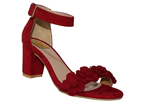 El mejor review de Sandalias tacón rojas los mejores 5. 14 Imagen adicional