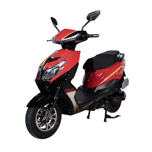 Image of ZELIO GRACYi Electric Scooter | 60V /32AH Lead Acid Battery | Approx. 55-60 km Range | Non-RTO | Single Disc Brake | 4-5 Hrs Charge Time | Alloy Wheels