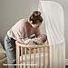 Stokke Sleepi Mini Bundle V3, Natural - Includes Sleepi Mini V3, Mattress & Drape Rod - Suitable for Ages 0-5 Years Old - Adjustable & Stylish