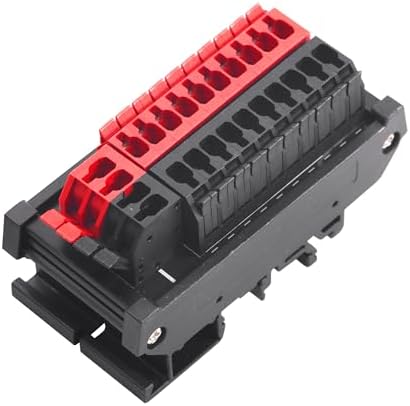 300V DC10A 2 in 10 Out DIN Rail Power Distribution Module