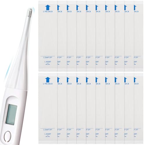 Healvian 100 De Termómetro Seguras Funda Desechable Termómetro Digital Funda Universal