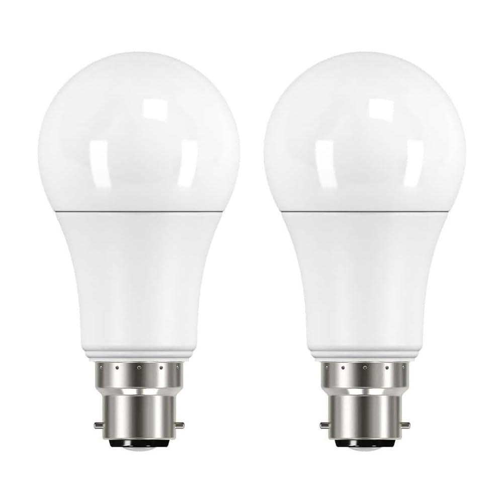2 x LED Light Bulb 13W (100W) Bayonet BC B22d Warm White Non-dimmable