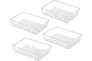9"×6"×2" Drawer Organizer Tray - Set of 4