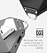 Aulumu A16 Thermal [Touch Translucent White] for iPhone 16 Pro + A09 AirPods Pro Case [Black] Smart Accessory Kit