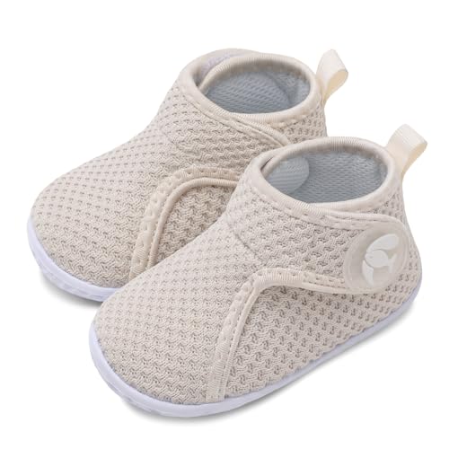 Image of FEETCITY Lightweight Baby Sock Shoes Baby Walking Shoes Boys Girls Infant High-Top Shoe 12-18 Months