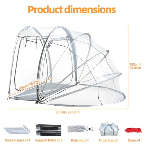 Carpa burbuja para 4 personas, impermeable, para camping miniatura 2