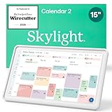 Skylight Calendar 2 - 15-inch Full HD Touchscreen Digital Calendar, Featured on Wirecutter - Wall Planner & Interactive Chore Chart, Smart Family Organizer, 16GB Storage, Wi-Fi, Wall Mount Included - Classic, White