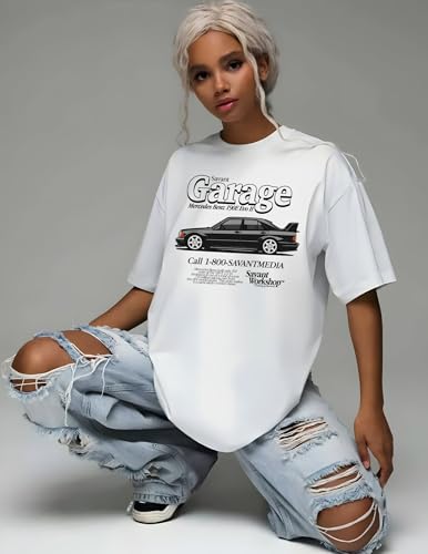 Retro Car Benz 190E Tee, Unisex Vintage Y2K Oversized Graphic T-Shirt, Streetwear Grunge Style, Relaxed Fit, Retro Aesthetic3