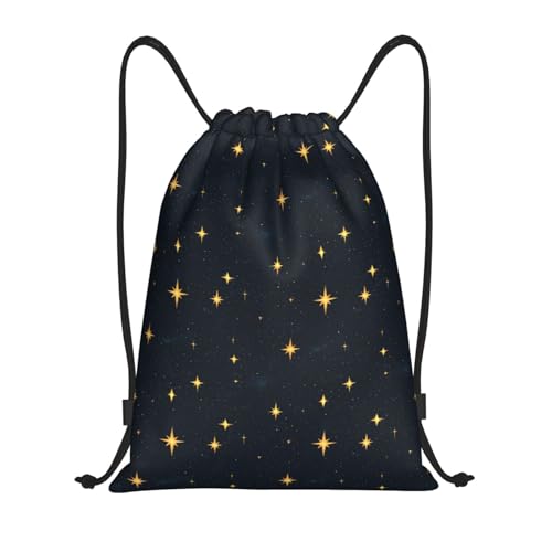 Drawstring Backpack - Flash Star Sky Print Sports Gym Sackpack String Bag For Women Men, Lightweight Draw String Back Bag For Workout Travel