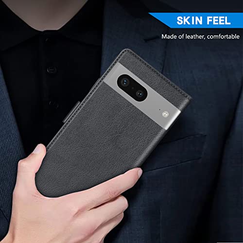 Image of ZZXX for Google Pixel 7 Wallet Case Magnetic Closure 6.3 inch,Grey
