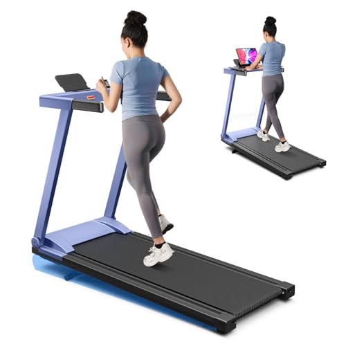 Treadmill 5% Incline, 300lbs Capacity Folding 15 HP Small