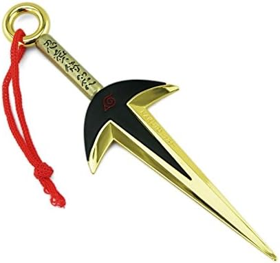 mankecheng 7.0" Namikaze Minato Cosplay Sword Figure Toys Model Keychain Collection Gift