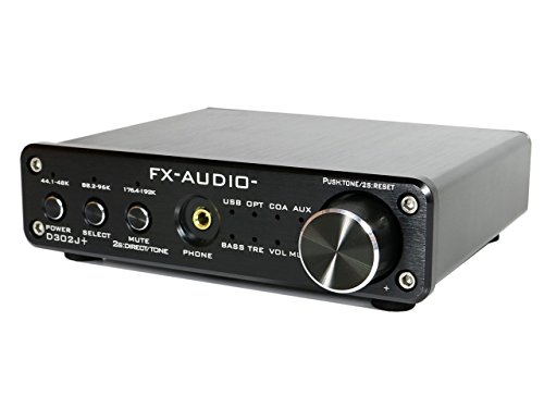 FX-AUDIO- D302J++[ブラック]　アダプター付き Amazon.co.jp: FX-AUDIO- D302J+[ブラック] ハイレゾ対応デジタル