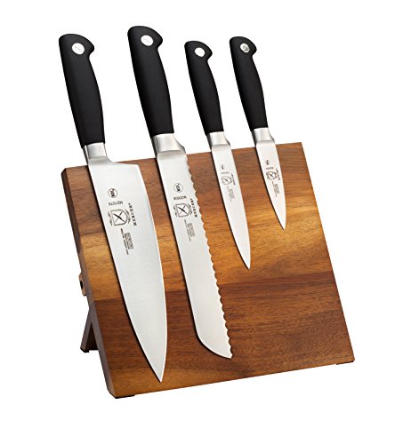 Top Rated Mercer Culinary Genesis 5-Piece Magnetic Board Set, Acacia