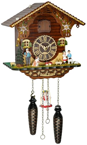 Trenkle Quartz Cuckoo Clock Heidi with Music
