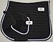 Horse All Purpose English Saddle Pad Set with Matching Ear Bonnet English Full Horse Size (Royal Blue)