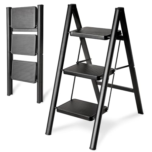 3-Step Folding Ladder Heavy Duty