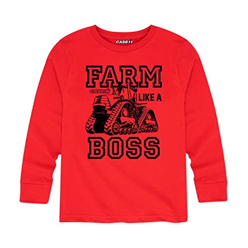 Case IH - Farm Like A Boss - Youth Long Sleeve Graphic T-Shirt