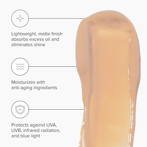 DRMTLGY Matte Tinted Moisturizer SPF 46 - Anti-Aging Face Sunscreen
