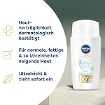 NIVEA SUN Sonnenschutz Fluid LSF 50+, nicht fettende Sonnencreme mit Anti-Unreinheiten Komplex & Niacinamid, UV Gesicht Experte Derma Skin Clear UV-Fluid LSF 50+ (40 ml) – Bild 2