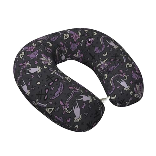 Almohada de poliéster negra ajustable para cuello miniatura 2
