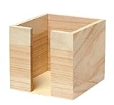 VBS Zettelbox VBS Notizzettel Notizbox aus Holz Zettelbox Box Kästchen Zettelkasten Schreibtisch Büro