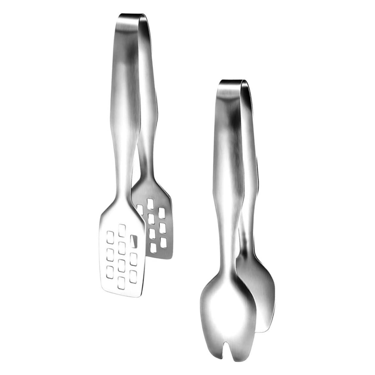 4 pezzi Picnic Home Barbecue Cottura del pane Dolci Lanciare Gadget nuziali Sfregamenti Bistecca di manzo Pizza Blocco Heat- Fish Verdura Metallo Biscotto Bistecca Morsetti Scald Locking Salads ( Co