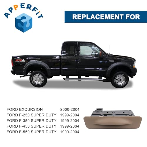 in Dash Cup Holder Insert w/Ashtray Brown Compatible with Ford F250 F350 F450 F550 Super Duty Truck 1999-2004, Excursion 2000-2004 Front Dashboard Pull Out Cupholder by APPERFiT - Used condition - Image 3