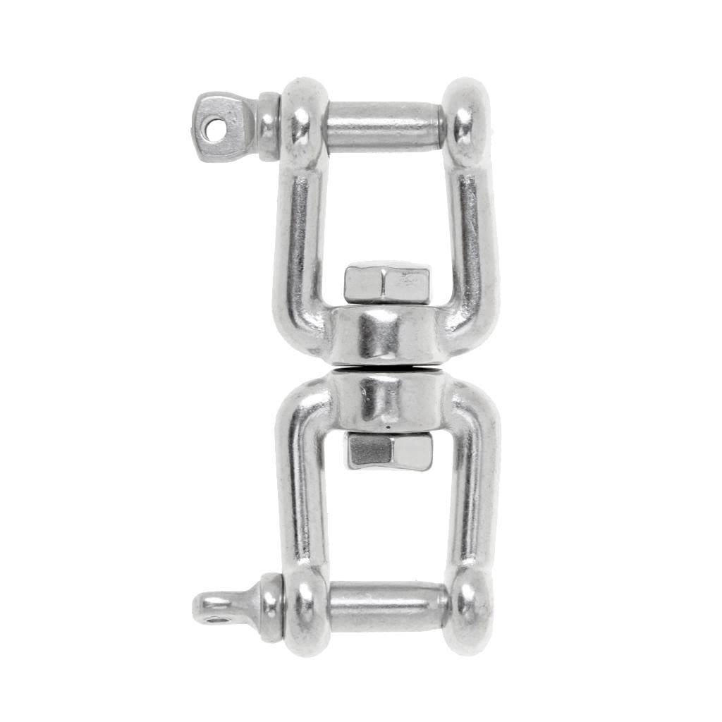 harayaa Émerillon D'ancre, Pivotante, Connecteur de Chaîne D'ancre, Mâchoire Pivotante D'ancre, Accessoire D'ancre Marine pour Bateau,
