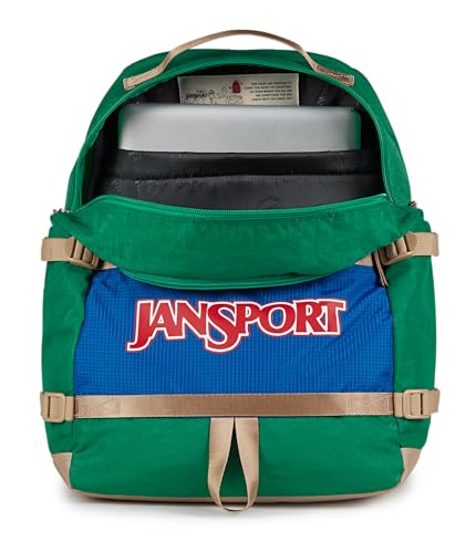JanSport Small Seattle Pack – Compact Backpack with Main Compartment, Dual Water Bottle Pockets, and Padded Sleeve for 15-Inch Laptop, Jelly Kelly - image 3
