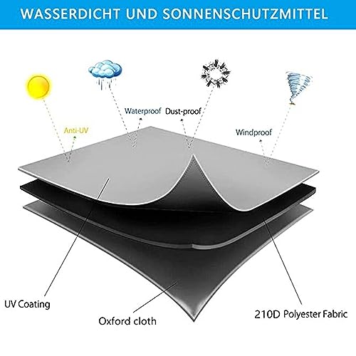 Pwshymi Sandpit Pool Cover with Drawstring, Waterproof, Anti, for Outdoor Garden, Oxford Cloth, Protects Sandpit (120X120cm)