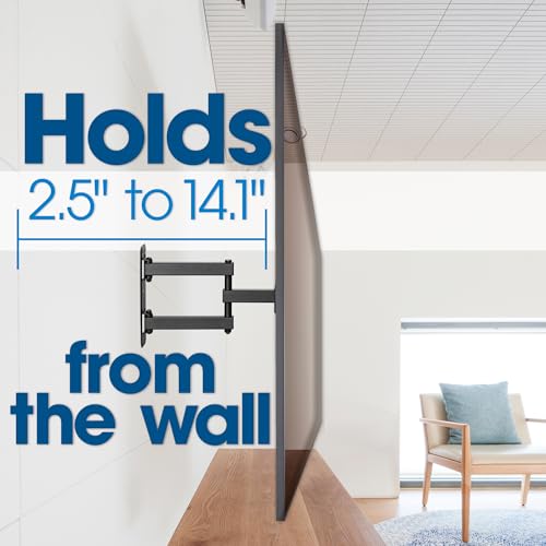 Image of Manhattan Full Motion TV Wall Mount - 37 to 70 inch to 77 lbs - Swivel, Tilt, & Level Adjustment - up to 600x400 VESA - 462426