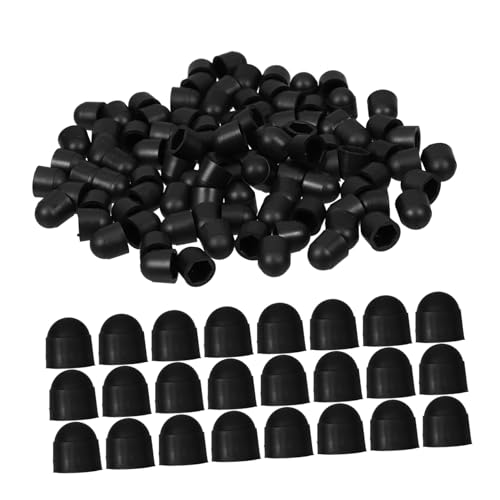 ABOOFAN 100Pcs Hexagon Nut Protective Caps Bolt Covers for Machinery Automotive Versatile Screw Protection Performance
