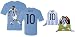Messi Jersey Style T-shirt Kids Argentina Lionel Messi Jersey T-shirt Gift Set Youth Sizes ✓ Premium Quality ✓ ✓ Soccer Backpack Gift Packaging (YM 8-10 Years Old, Messi)