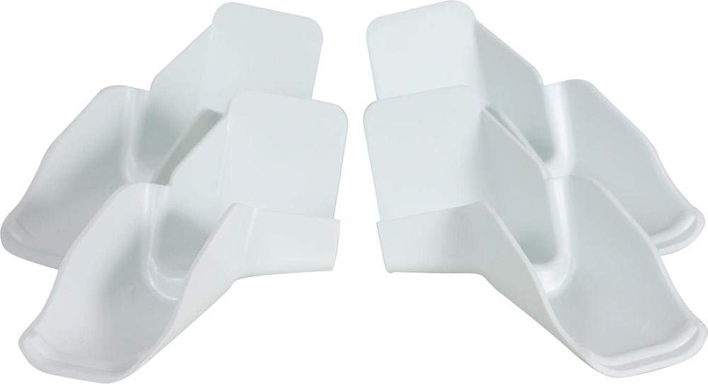 Camco FBA Manufacturing 42134: Gutter Spout W/Extension, White, 4Pk (2 Left/2 Right), One Size