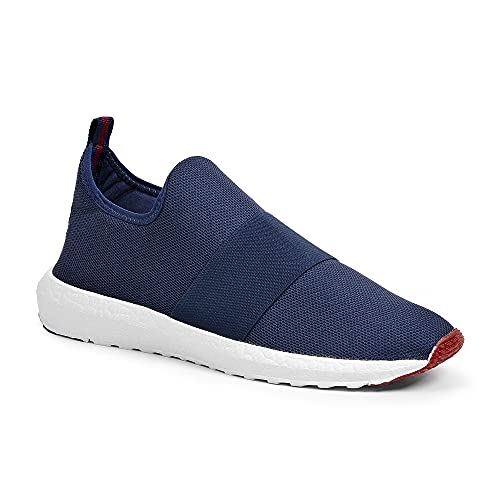 Kit 2 Tênis Leve Caminhada Casual Sneakers (40, Preto/Marinho)