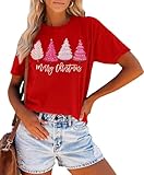Zoom IMG-1 tiorhooe maglietta natalizia da donna Zoom IMG-1 tiorhooe maglietta natalizia da donna