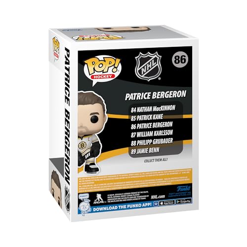 Funko POP! NHL: Bruins, Patrice Bergeron, (Road), Collectable Vinyl Figure, Gift Idea, Official Merchandise - Image 3