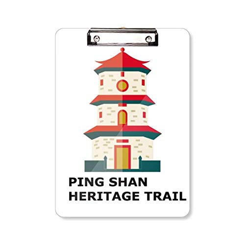 Porte-bloc A4 Hong Kong Shan Heritage support écriture rigide