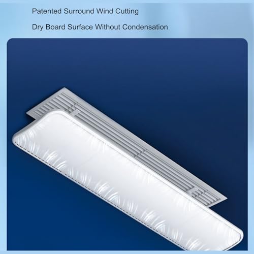 Couvercle de ventilation de plafond et déflecteur de climatiseur 83x20
