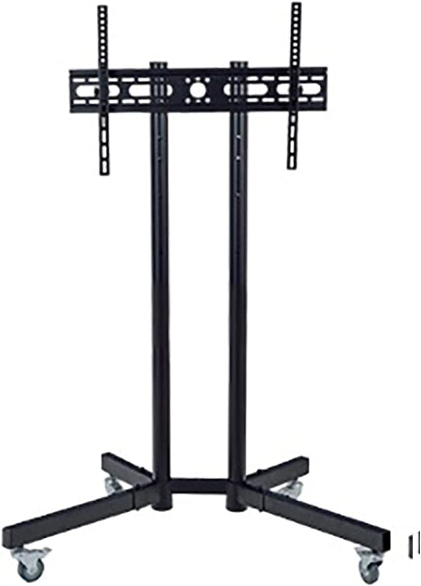 OLSKFUH Mobile Tv Stand, Rolling Tv Stand, Mobile Tv Cart, Tv Universal Stand, Height Adjustable Mobile Stand, Floor Cart,