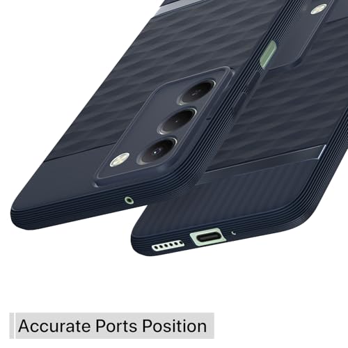 Image of Pikkme Back Cover for Redmi 15 5G Camera Protection 3D Hexa Cube Design Silicone Protective Bumper Case (Blue)
